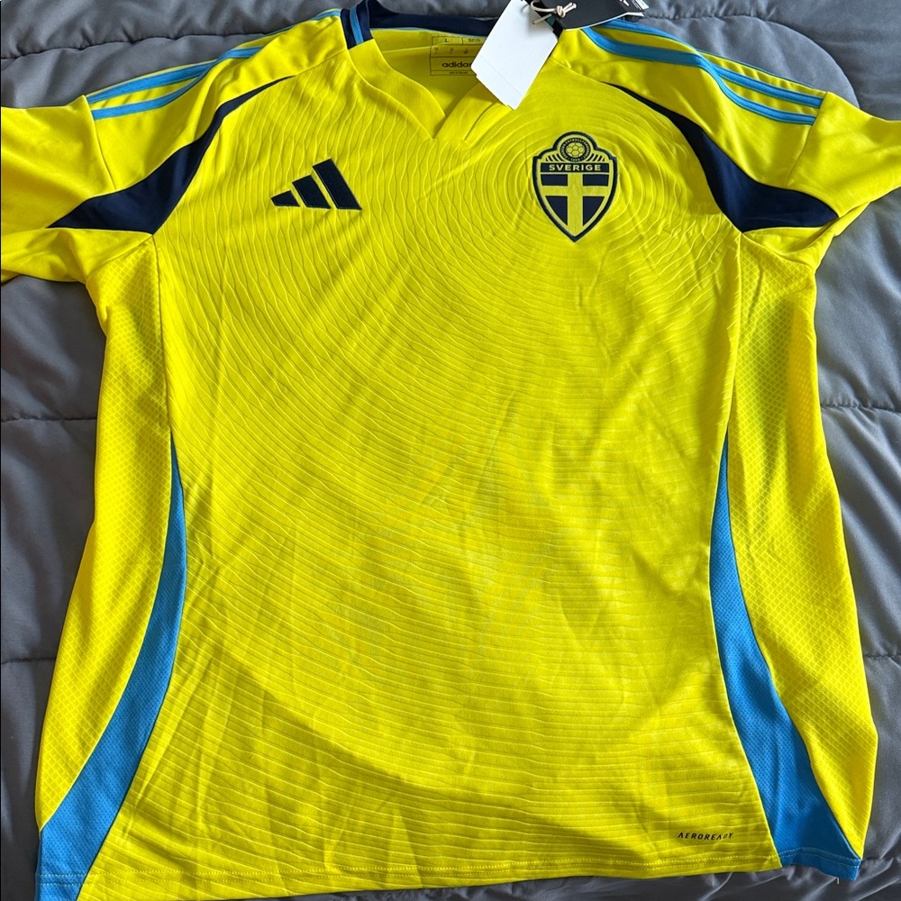Sweden Yellow and Blue Soccer Jersey